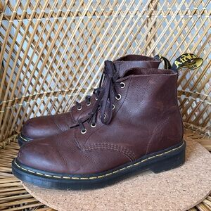 Dr. Martens Dark Brown Leather Boots
